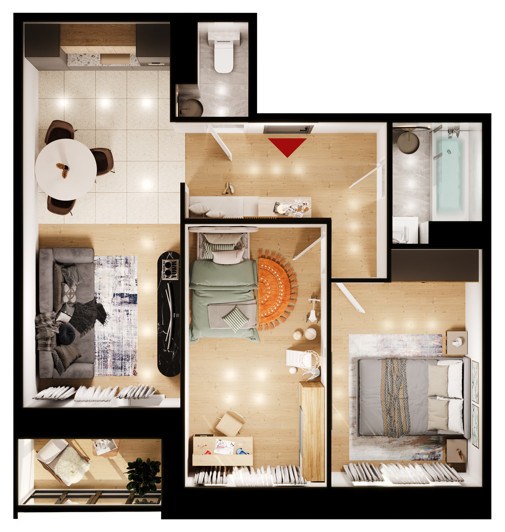 Жилой модуль в Новороссийска планировка