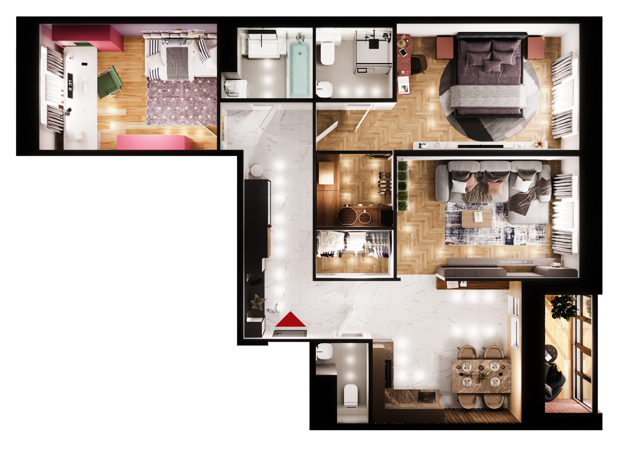 Жилой модуль в Новороссийска планировка